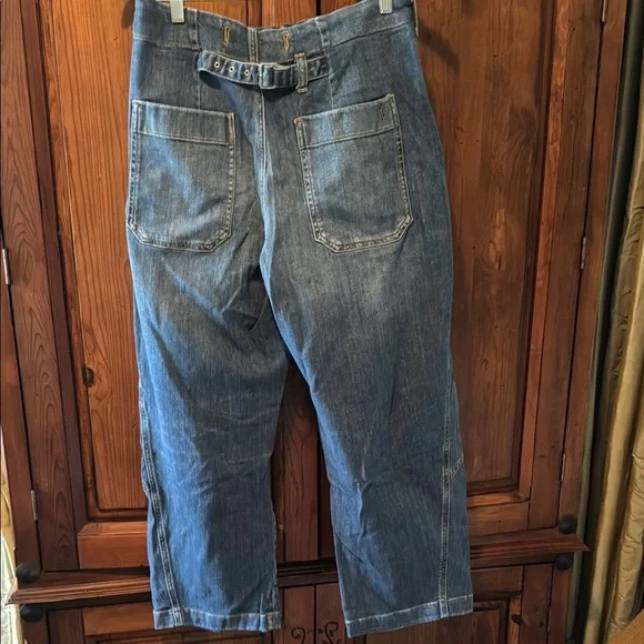 EUC Pilcro Arin Barrel Leg Blue Denim Jeans - Picture 6 of 12